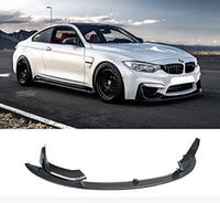 Load image into Gallery viewer, BMW M3 M4 F80 F82 F83 MP SPORT STYLE FRONT LIP SPLITTER GLOSS BLACK OEM FIT
