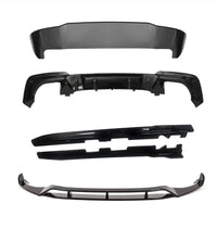 Load image into Gallery viewer, BMW X3 G01 KIT GLOSS BLACK FULL M PERFORMANCE SPLITTER DIFFUSER SPOILER SIDES
