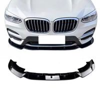 Load image into Gallery viewer, BMW X3 G01 Pre-LCI Standard SE Gloss Black Front Splitter Spoiler Lip 2018-2021
