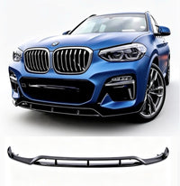 Load image into Gallery viewer, BMW X3 G01 X4 G02 M SPORT FRONT BUMPER SPLITTER BK LIP GLOSS BLACK 2018-2021
