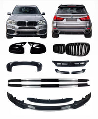 Load image into Gallery viewer, BMW X5 F15 BODY KIT REAR DIFFUSER FRONT SPLITTER SPOILER SIDES GRILLES MIRRORS
