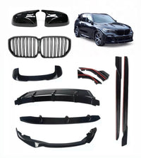 Load image into Gallery viewer, BMW X5 G05 BODYKIT BODY KIT SPLITTER LIP REAR DIFFUSER SKIRTS GRILLES MIRRORS MP
