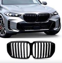 Load image into Gallery viewer, BMW X5 G05 LCI 2023-2025 Front Kidney Grille Grill Single Slat Gloss Black
