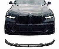 Load image into Gallery viewer, BMW X5 G05 M PERFORMANCE FRONT SPLITTER SPOILER LIP KIT GLOSS BLACK 2019+ ABS
