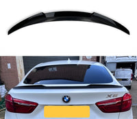 Load image into Gallery viewer, BMW X6 F16 X6M F86 GLOSS BLACK REAR TRUNK BOOT SPOILER WING M SPORT M4 V STYLE
