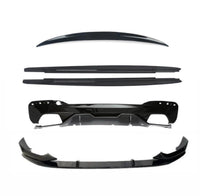 Load image into Gallery viewer, BODYKIT BODY KIT FOR BMW 5 SERIES G30 LCI SPLITTER MP DIFFUSER GLOSS BLACK ABS
