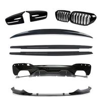 Load image into Gallery viewer, BODYKIT BODY KIT FOR BMW 5 SERIES G30 PRE LCI SPLITTER DIFFUSER 2017-2020
