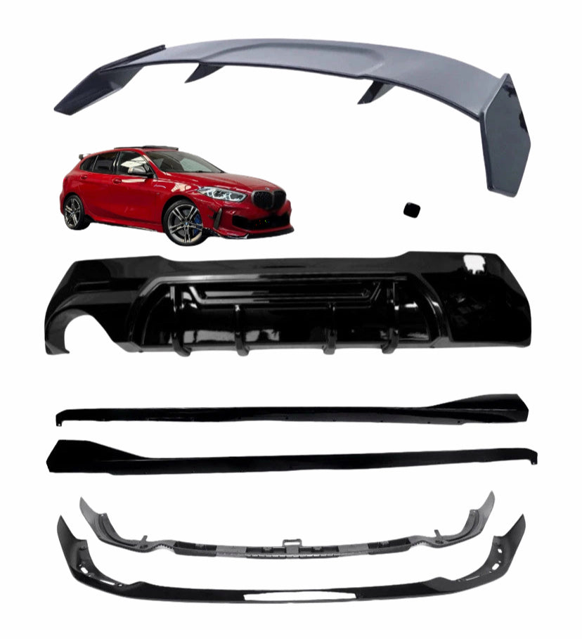  BODYKIT BODY KIT FRONT SPLITTER REAR DIFFUSER FLAT ROOF SPOILER