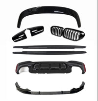 Load image into Gallery viewer, BODYKIT KIT FOR BMW 5 SERIES G31 LCI TOURING ESTATE M5 GRILLES MIRROR COVERS
