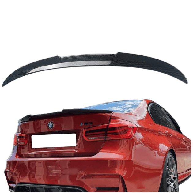 BMW Boot Spoiler Fits BMW F30 F30 3 Series M4 Style ABS Carbon