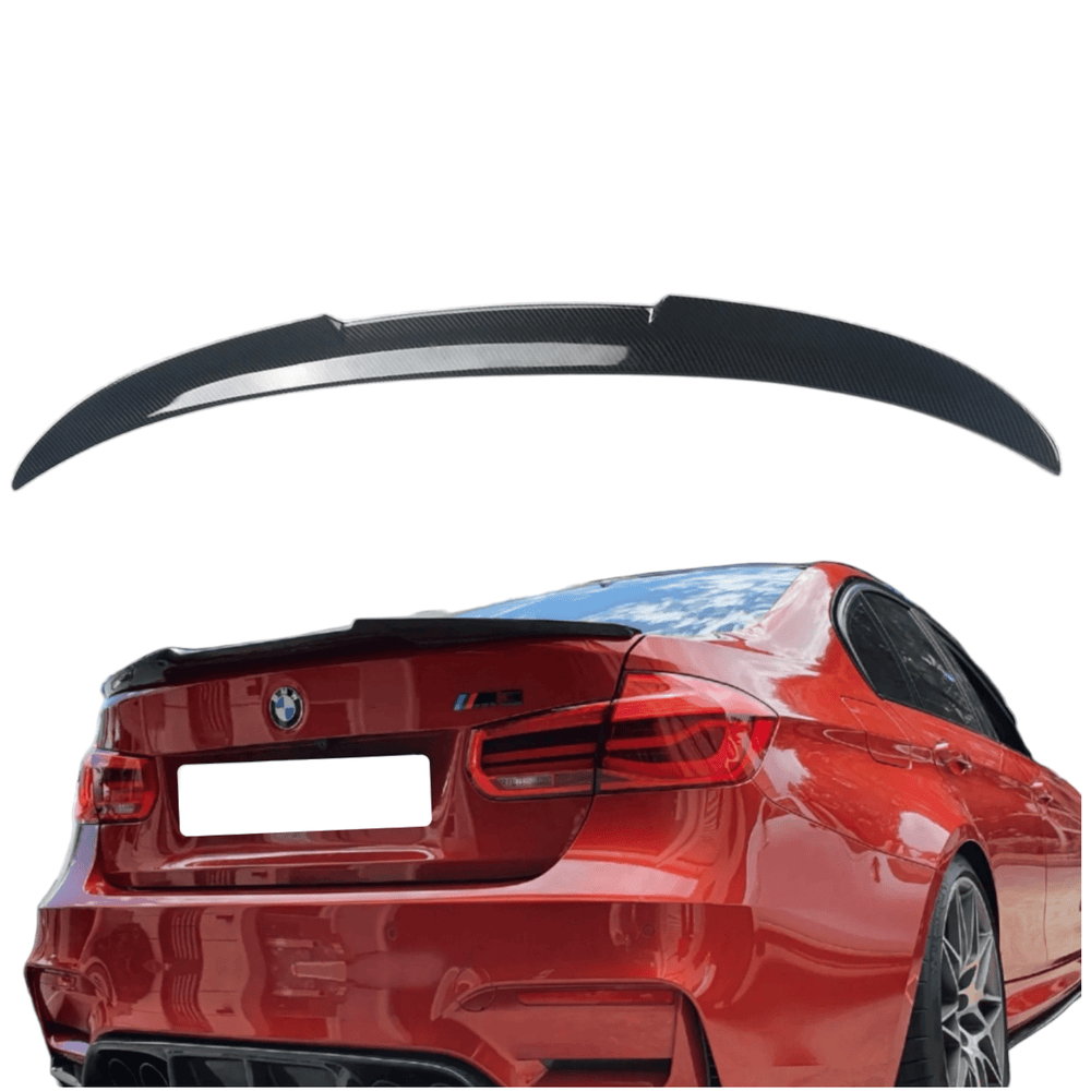 Boot Spoiler - Fits BMW F30 F30 3 Series - M4 Style - ABS - Carbon Look