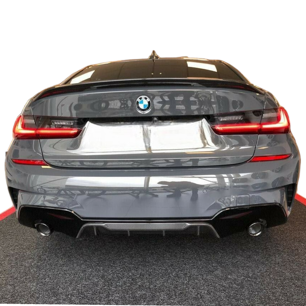 Boot Spoiler - M3 Performance - Fits BMW G20 3 Series - M4 Style - Gloss Black