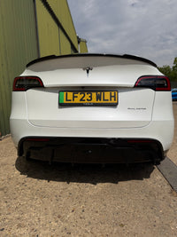 Load image into Gallery viewer, TESLA MODEL Y PRE GLOSS BLACK AERO KIT SPLITTER SPOILER SKIRTS LED DIFFUSER 2018-23
