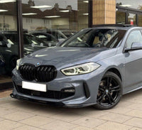 Load image into Gallery viewer, FOR BMW 1 SERIES F40 DOUBLE SLAT M SPORT FRONT GRILLE GRILL GLOSS BLACK 2019
