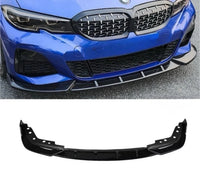 Load image into Gallery viewer, BMW G20 Kit Full Length Side Extensions Bodykit 3 Series Gloss Black Quad Led V Splitter - STM STYLING 
