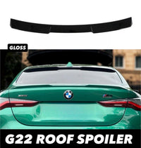 Load image into Gallery viewer, BMW 4 Series G22 Coupe Rear Roof Spoiler Lip M4 V Style Gloss Black 2020+ Boot - STM STYLING 

