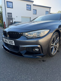 Load image into Gallery viewer, F32 Splitter BMW 4 Series Coupe F33 Convertible F36 Gran Coupe Gloss Black
