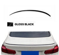 Load image into Gallery viewer, REAR BOOT SPOILER LIP GLOSS BLACK FOR BMW 3 SERIES F30 F80 M3 SALOON SLIM - STM STYLING 
