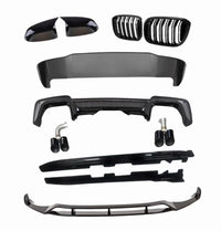 Load image into Gallery viewer, BMW G01 X3 Pre Lci Gloss Black kit Bodykit Grilles Mirrors Exhaust Tips - STM STYLING 

