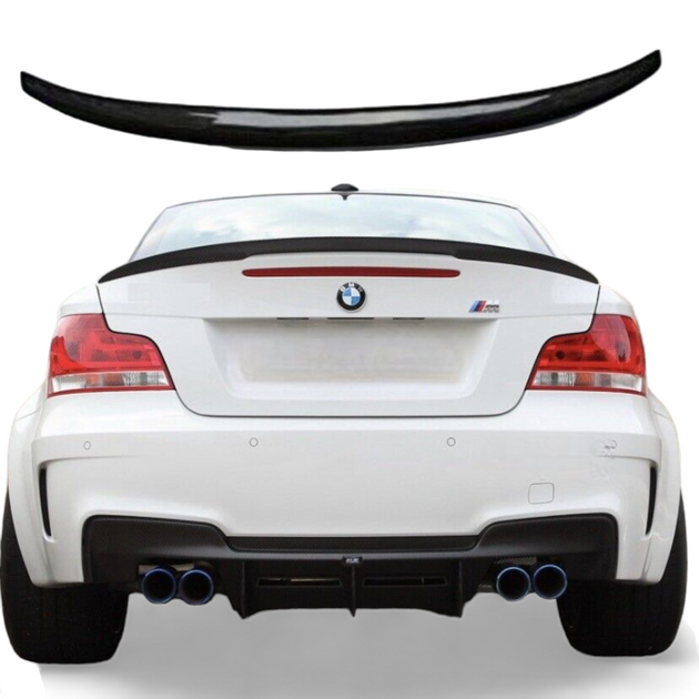 Car Boot Spoiler Fits BMW E82 1 Series Gloss Black STM STYLING
