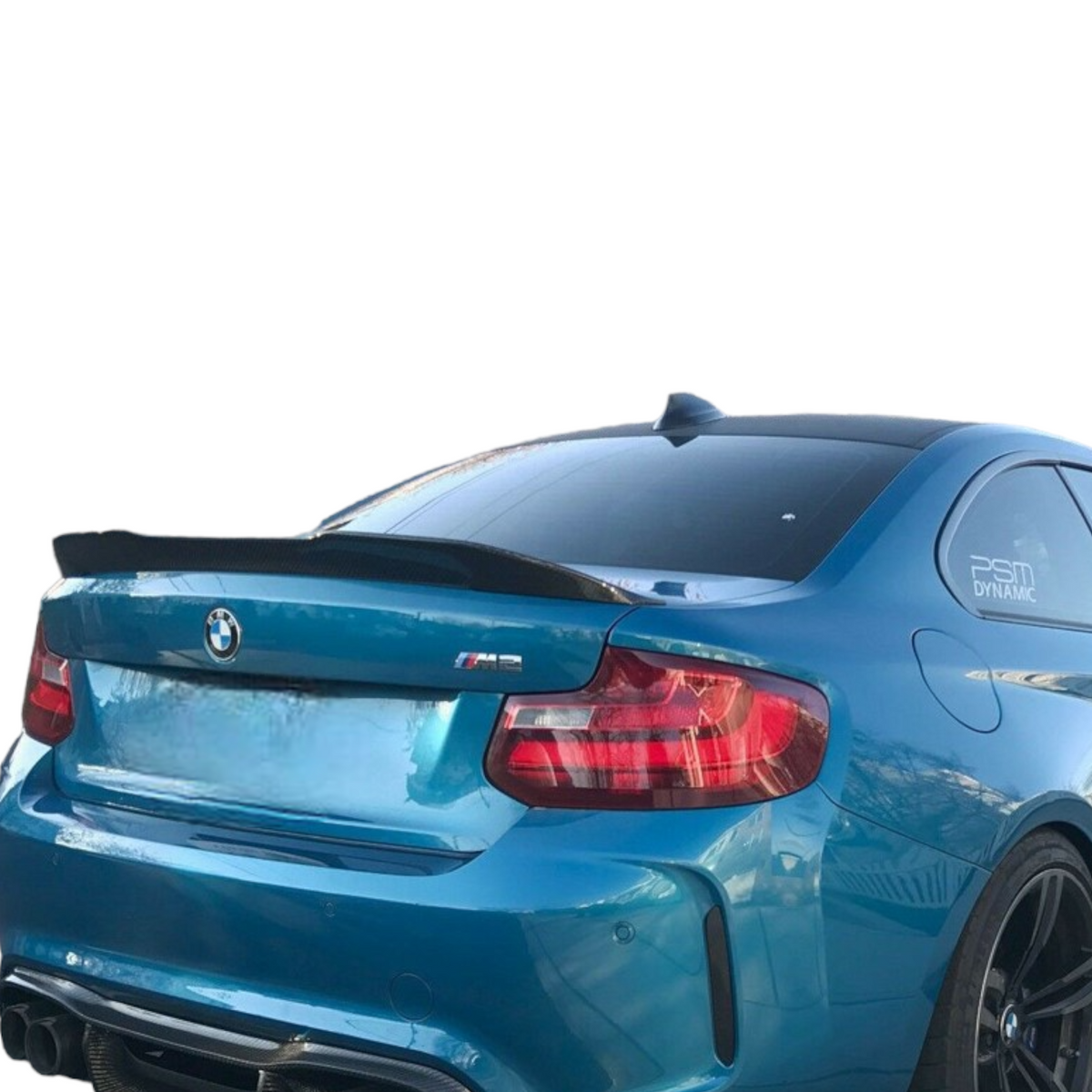 Car Boot Spoiler - Fits BMW F22 F87 M2 2 Series - Carbon Look