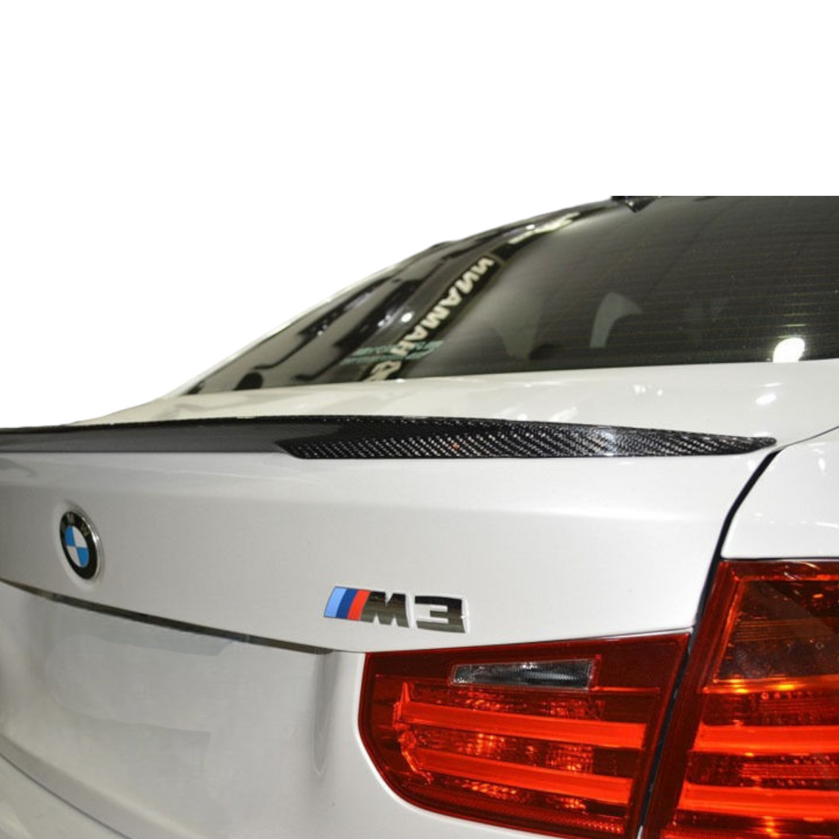 Car Boot Spoiler - Fits BMW F30 F80 3 Series - M3 - Carbon Look