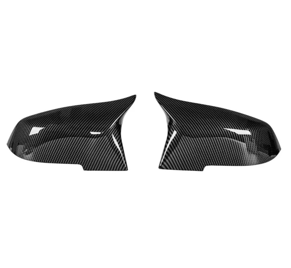 Car Mirror Covers - Fits 3 - 4 series - Carbon Look