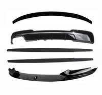 Load image into Gallery viewer, Car Side Extension Blades - Fits BMW F30 F31 3 Series - M Sport -  Gloss Black
