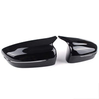 Load image into Gallery viewer, Car Side Mirror Covers - M Look - Fits BMW 3-5 Series - Gloss Black
