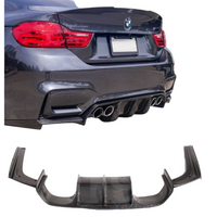 Load image into Gallery viewer, Carbon rear diffuser V Style BMW M3 M4 F80 F82 F83 Performance 3 PIECE
