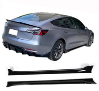 Load image into Gallery viewer, TESLA MODEL Y GLOSS BLACK AERO KIT SPLITTER SPOILER SKIRTS LED DIFFUSER 2018-23
