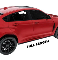 Load image into Gallery viewer, BMW F15 F85 X5M X6M F86 F16 GLOSS BLACK FULL SIDE SKIRT SKIRTS EXTENSION - STM STYLING 
