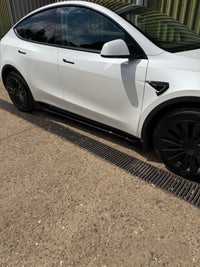 Load image into Gallery viewer, TESLA MODEL Y PRE GLOSS BLACK AERO KIT SPLITTER SPOILER SKIRTS LED DIFFUSER 2018-23

