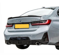Load image into Gallery viewer, BMW 3 SERIES G20 LCI FRONT SPLITTER DIFFUSER SKIRTS BODY KIT GLOSS BLACK 2023 - STM STYLING 
