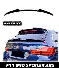 Load image into Gallery viewer, BMW 5 SERIES F11 TOURING ESTATE GLOSS BLACK REAR MID SPOILER LIP ABS 10-16 - STM STYLING 
