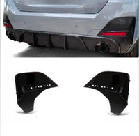 Load image into Gallery viewer, BMW 4 Series G26 4dr Gran Coupe Gloss Black Rear Diffuser Lip Valance Bumper 20+ - STM STYLING 
