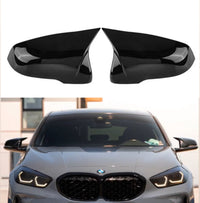 Load image into Gallery viewer, BMW F40 F44 F45 F46 F48 G29 2PCS DOOR WING MIRROR COVERS CAPS GLOSS BLACK ABS - STM STYLING 
