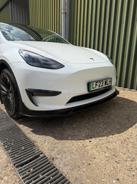 Load image into Gallery viewer, TESLA MODEL Y PRE GLOSS BLACK AERO KIT SPLITTER SPOILER SKIRTS LED DIFFUSER 2018-23
