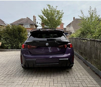 Load image into Gallery viewer, BMW F70 1 SERIES FLAT ROOF SPOILER REAR LIP GLOSS BLACK - STM STYLING 
