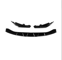 Load image into Gallery viewer, FRONT LIP SPLITTER GLOSS BLACK BMW G80 G81 M3 G82 G83 M4 2021+ - STM STYLING 
