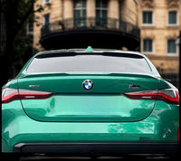 Load image into Gallery viewer, BMW 4 Series G22 Coupe Rear Roof Spoiler Lip M4 V Style Gloss Black 2020+ Boot - STM STYLING 
