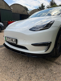 Load image into Gallery viewer, TESLA MODEL Y PRE GLOSS BLACK AERO KIT SPLITTER SPOILER SKIRTS LED DIFFUSER 2018-23
