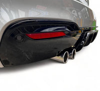 Load image into Gallery viewer, BMW 3 SERIES F34 GLOSS BLACK GT M SPORT REAR BUMPER DIFFUSER LIP GLOSS 2014+ - STM STYLING 
