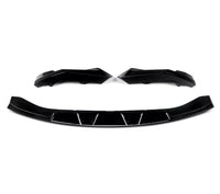 Load image into Gallery viewer, FRONT LIP SPLITTER GLOSS BLACK BMW G80 G81 M3 G82 G83 M4 2021+ - STM STYLING 
