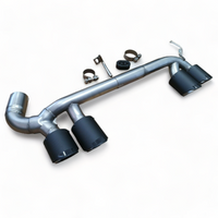 Load image into Gallery viewer, Exhaust Tips -  Bumper Diffuser - Fits BMW F30 F31 3 Series - Quad Exit
