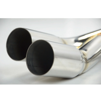 Load image into Gallery viewer, Exhaust Tips - Bumper Diffuser - Fits BMW F30 F31 F32 F36 - Twin Pipe Conversion
