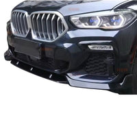 Load image into Gallery viewer, G06 X6 Pre-LCI 19-22 MP Style Gloss Black Front Splitter Lip Valance M Sport - STM STYLING 
