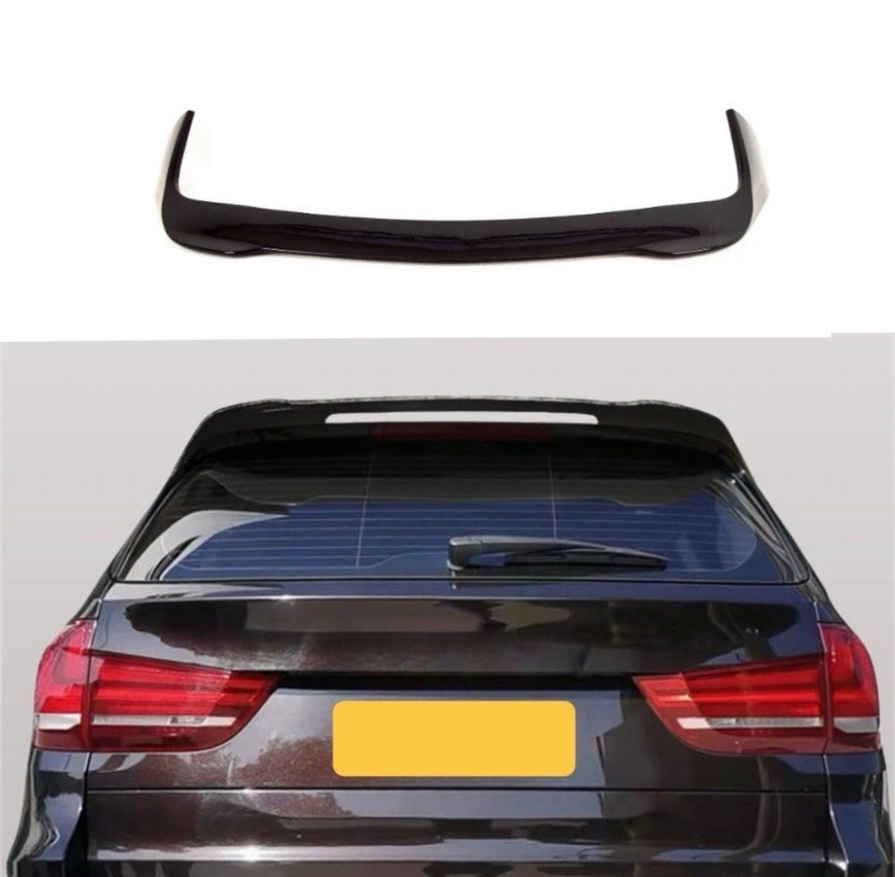 F15 Roof Spoiler Lip Rear Boot Mp Style For BMW X5 Gloss Black Abs