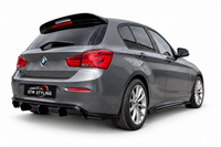 Load image into Gallery viewer, F20 SE 1 Series Gloss Black Performance Kit SE Sport Gloss Black Kit to fit Non M sport Model 2015-2019

Performance Kit Includes

Fits F20 SE Sport Lci 2015 - 2019

Front Splitter SE/Sport

Boot Spoiler 

Grilles 

Mirror Covers 

Rear SE Diffuser STM edition 
