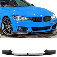Load image into Gallery viewer, F32 Front Splitter Fits BMW F33 F36 4 Series  Gloss Black
